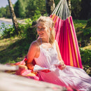 Komplet Stojalo Amazonas Kronos in viseča mreža Santana Pink