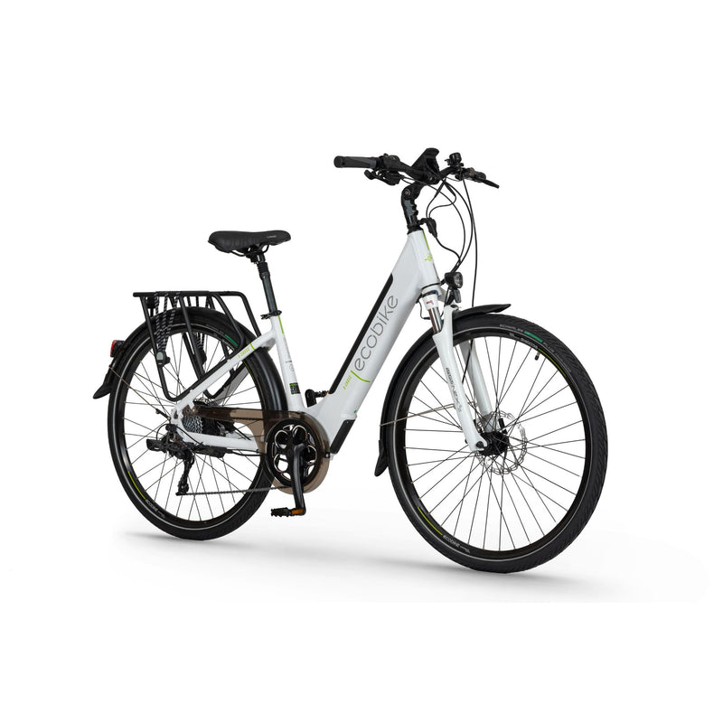 e bike cross trekking City e-bike Ecobike X-Cross Trekking 14,5Ah/522Wh, White 17"