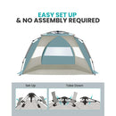 Pop Up Plažni Šotor Outdoor Master, sv moder-Wasup Slovenija