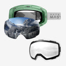 Outdoor Master Smučarska Očala Pro Snow + prozorna leča, Green frame with Grey lens-Wasup Slovenija