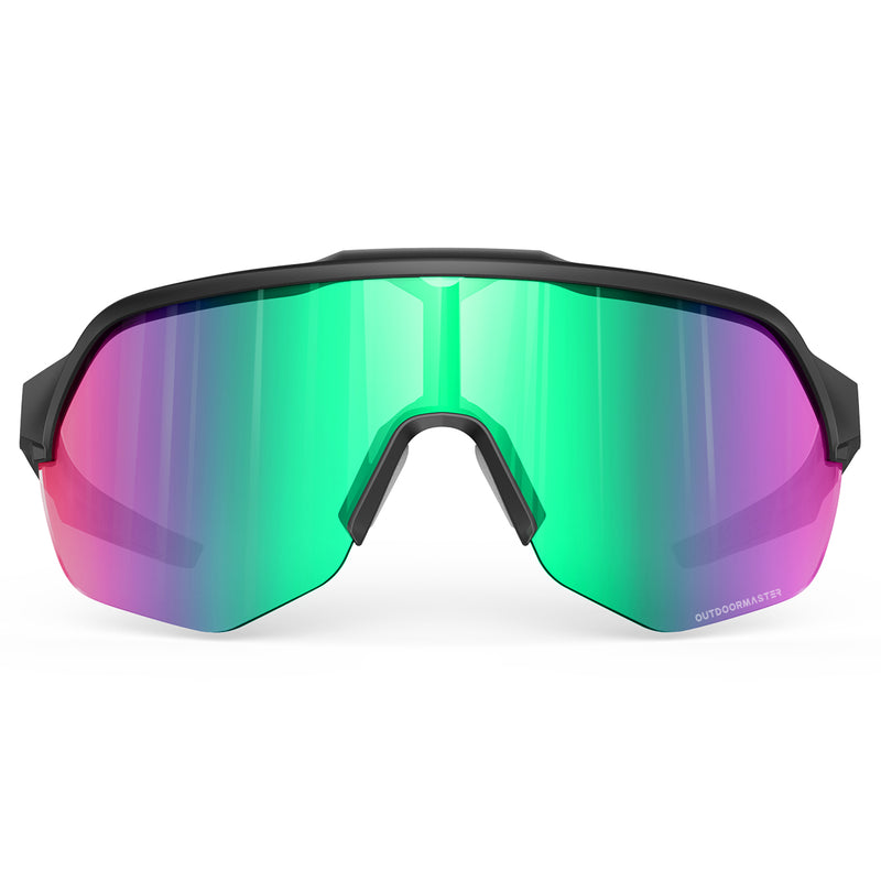 Športna sončna očala Outdoor Master Hawk HD Polarized, Black/Grey Revo Purple + prozorna leča-Wasup Slovenija