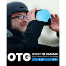 Outdoor Master Smučarska Očala Heron VLT 16% + Polarizirana rumena leča 87%, Black Frame, Blue Lens-Wasup Slovenija