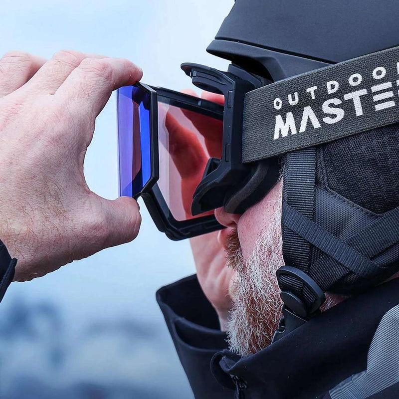 falcon cylindrical zeiss lens ski goggles Outdoor Master FALCON Cylindrical Zeiss Lens VLT27% Ski Goggles + Yell