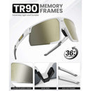 Športna sončna očala Outdoor Master Hawkview X182 White with Gold Polarized Lens-Wasup Slovenija