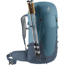 Deuter Backpack Futura 32 with hiking poles
