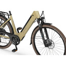 Ecobike X-City 2027, 17", 630WH, Cappucino front wheel