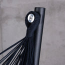 La Siesta Fiji - Komplet Viseči Stol Organic Zebra Comfort in Jekleno Stojalo