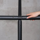 La Siesta Fiji - Komplet Viseči Stol Organic Zebra Comfort in Jekleno Stojalo