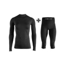 IRON-IC Baselayer Kit Women 3/4 – Women's Thermal Shirt & 3/4 Leggings Set
