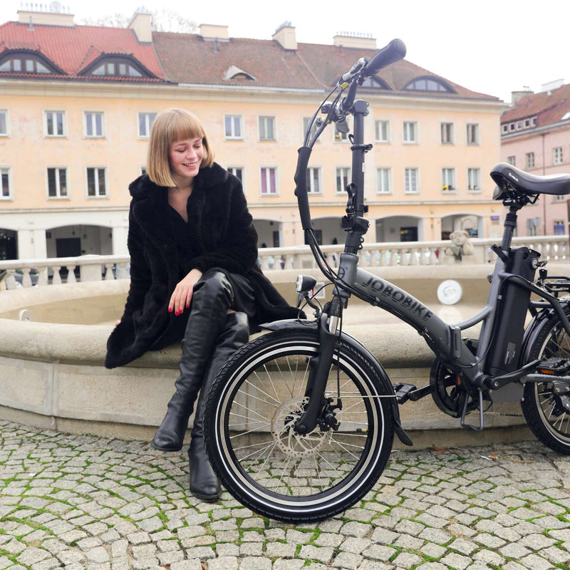 Zložljivo električno kolo Jobobike Sam, 20" 13Ah/468Wh, Grey-Wasup Slovenija