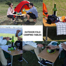 KingCamp Zložljiva Bambusova Miza z Nastavljivo Višino 60x40cm-Wasup Slovenija