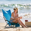 KingCamp Nizek Plažni Stol, Visok naslon, sv moder-Wasup Slovenija