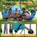 KingCamp Nizek Plažni Stol, Visok naslon, sv moder-Wasup Slovenija