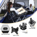 KingCamp CANNA C20 dvosed kamping stol, črn/sv siv-Wasup Slovenija