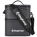 KingCamp Dvodelna Hladilna Torba Lindeman, 6,2L Charcoal, KP2106-Wasup Slovenija