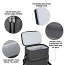 KingCamp Dvodelna Hladilna Torba Lindeman, 6,2L Charcoal, KP2106-Wasup Slovenija