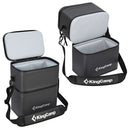 KingCamp Dvodelna Hladilna Torba Lindeman, 6,2L Charcoal, KP2106-Wasup Slovenija