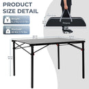 KingCamp Zložljiva Miza 107x70x70, črna-Wasup Slovenija