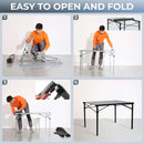 KingCamp Zložljiva Miza 107x70x70, črna-Wasup Slovenija