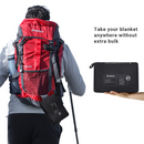 KingCamp Lahka Potovalna Odeja 200x144cm, črna-Wasup Slovenija