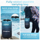 KingCamp Lahka potovalna odeja 200x145cm, Cyan-Wasup Slovenija