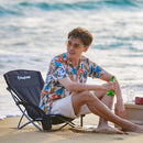 KingCamp Nizek Plažni Stol, črn-Wasup Slovenija