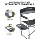 KingCamp Velik Režiserski Stol, Črn-Wasup Slovenija