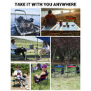 KingCamp Velik Režiserski Stol, Črn-Wasup Slovenija