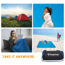 KingCamp Piknik Podloga Anna, 200x145cm, modra-Wasup Slovenija