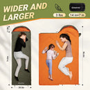 KingCamp Spalna Vreča Huron 250, zeleno/oranžna-Wasup Slovenija