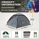 KingCamp Ultralight Šotor Mondome II, Grey, KT2427-Wasup Slovenija