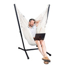 La Siesta Fiji Organic Latte Hammock Chair with Stand