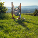 La Siesta Udine - Komplet Viseči Stol Outdoor SeaSalt Comfort in Leseno Stojalo-Wasup Slovenija