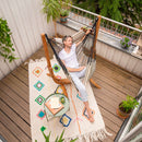 La Siesta Udine - Komplet Viseči Stol Zebra Comfort in Leseno Stojalo-Wasup Slovenija