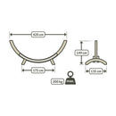 La Siesta Stojalo Maera Eucalyptus za viseče mreže Kingsize-Wasup Slovenija