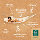 Viseča mreža s Palico La Siesta Alabama Kingsize, Vanilla-Wasup Slovenija