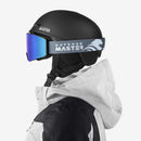 Outdoor Master Smučarska Očala Falcon Cylindrical Zeiss VLT 27% + Rumena leča 91%, Black frame, ML Blue Lens-Wasup Slovenija