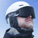 Outdoor Master Smučarska Očala Falcon Cylindrical Zeiss VLT 12.9% + Rumena leča 91%, Black frame, Dark Smoke Lens-Wasup Slovenija