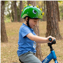 OutdoorMaster Green Dinosaur Kids’ Cycling Helmet