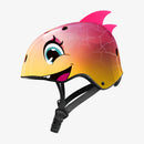OutdoorMaster Fun Animal Yellow-Pink Shark Kids’ Cycling Helmet
