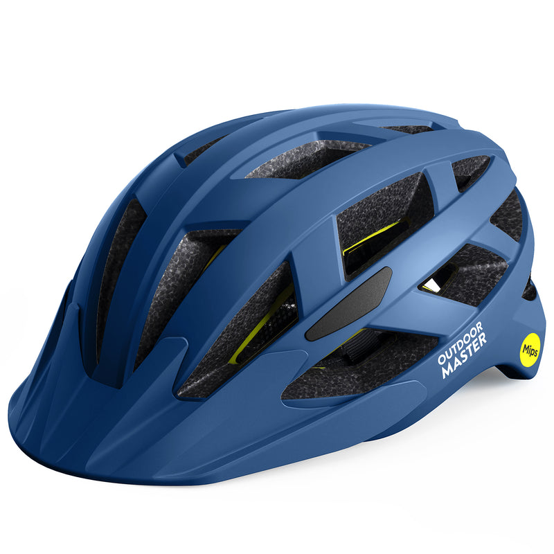 Bike Helmet with Mips System Outdoor Master GEM, Ocean Blue