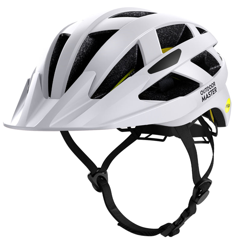 Outdoor master Bike Helmet with Mips, White