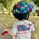 Outdoor Master Kids Bike Helmet Impala, Blue Dino