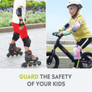 Outdoor Master Otroški Ščitniki za kolena, komolce in dlani - Črni-Wasup Slovenija