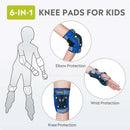 Outdoor Master Otroški Ščitniki za kolena, komolce in dlani - Modri-Wasup Slovenija