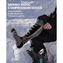 Outdoor Master Smučarske Nogavice, merino volna, 2para, črne-Wasup Slovenija
