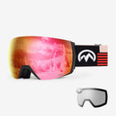 Outdoor Master Smučarska Očala Ultra Zeiss RubyRed VLT41%+ prozorna leča-Wasup Slovenija