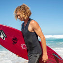 Oneill Moški Neopren Reactor 2 2mm Brezrokavnik z zadrgo, črn-Wasup Slovenija