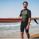 Oneill Reactor 2 Moški Neopren Shorty, kr rokav, 2mm, Black/Graphite