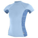 Ženska UV majica Oneill Hyperfreak Skins Rash Guard, kr rokav, Modra-Wasup Slovenija